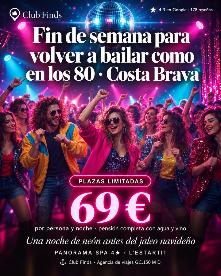 Fiesta de los 80 en L'Estartit